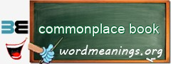 WordMeaning blackboard for commonplace book